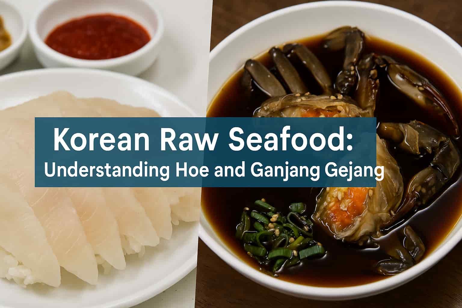 Korean raw seafood