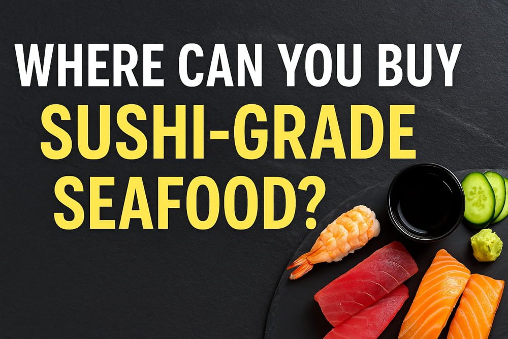 buy sushi-grade seafood