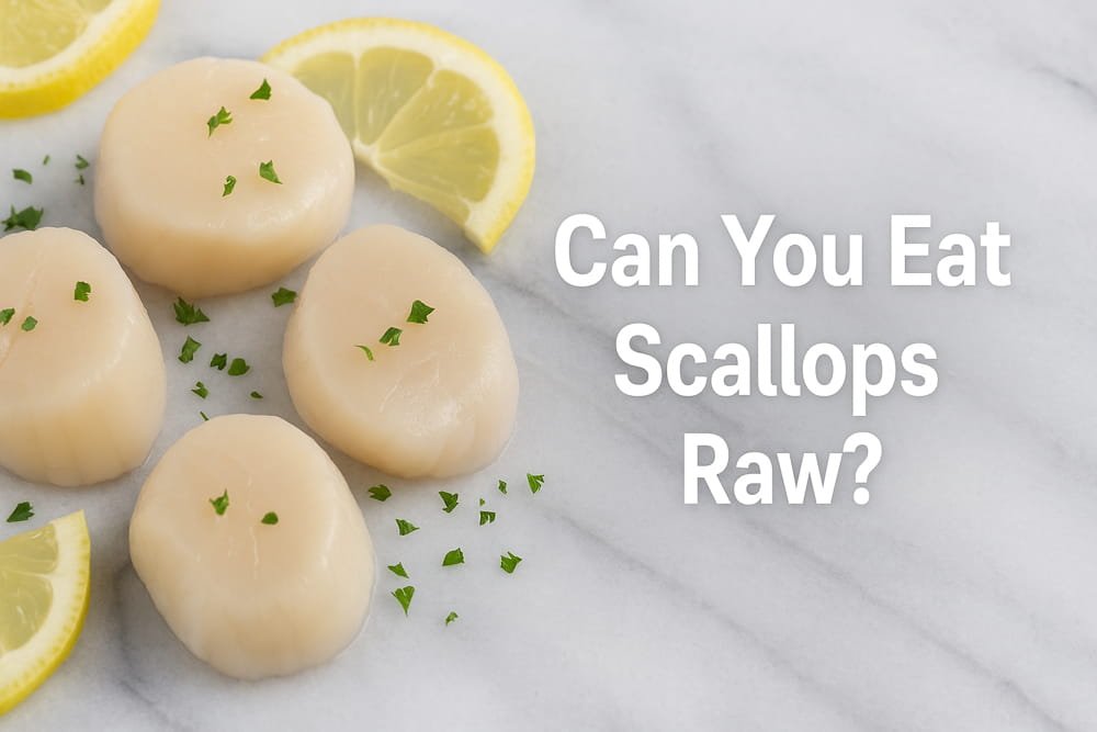 can you eat scallops raw