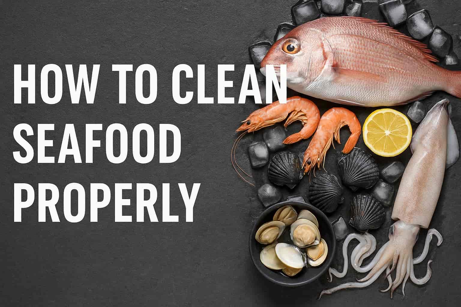 how to clean seafood properly