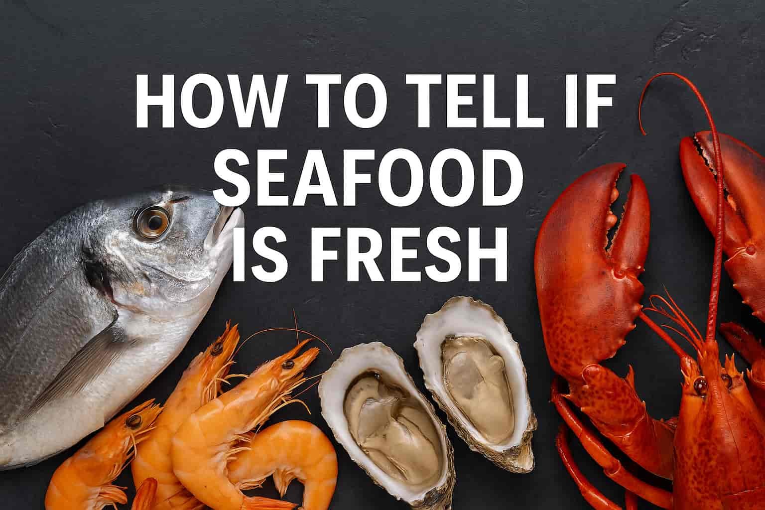 how to tell if seafood is fresh