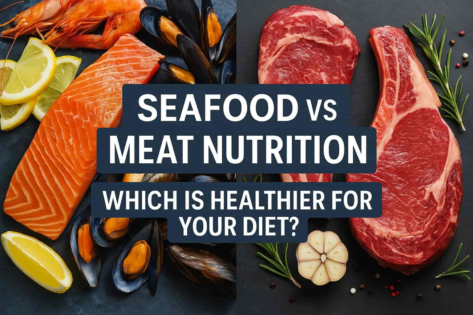 seafood vs meat nutrition
