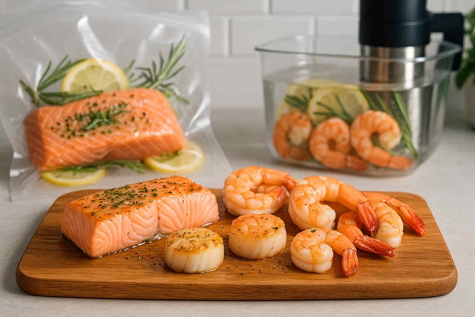 sous vide seafood